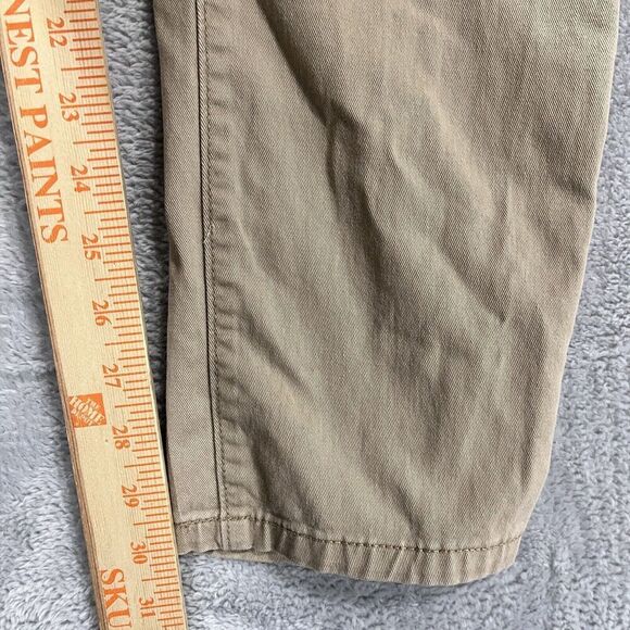Quiksilver Chino Pants Mens 32x30 Straight Tapered Fit Flat Front Skateboard - Picture 9 of 11